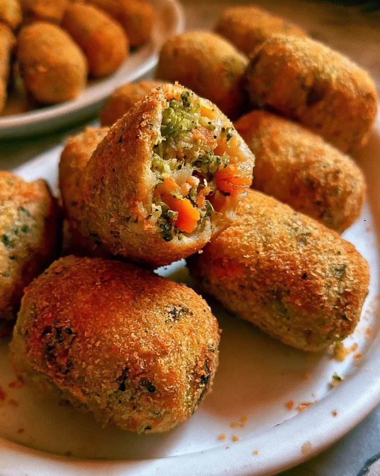 Croquettes aux brocolis et carottes, plat végétarien savoureux
