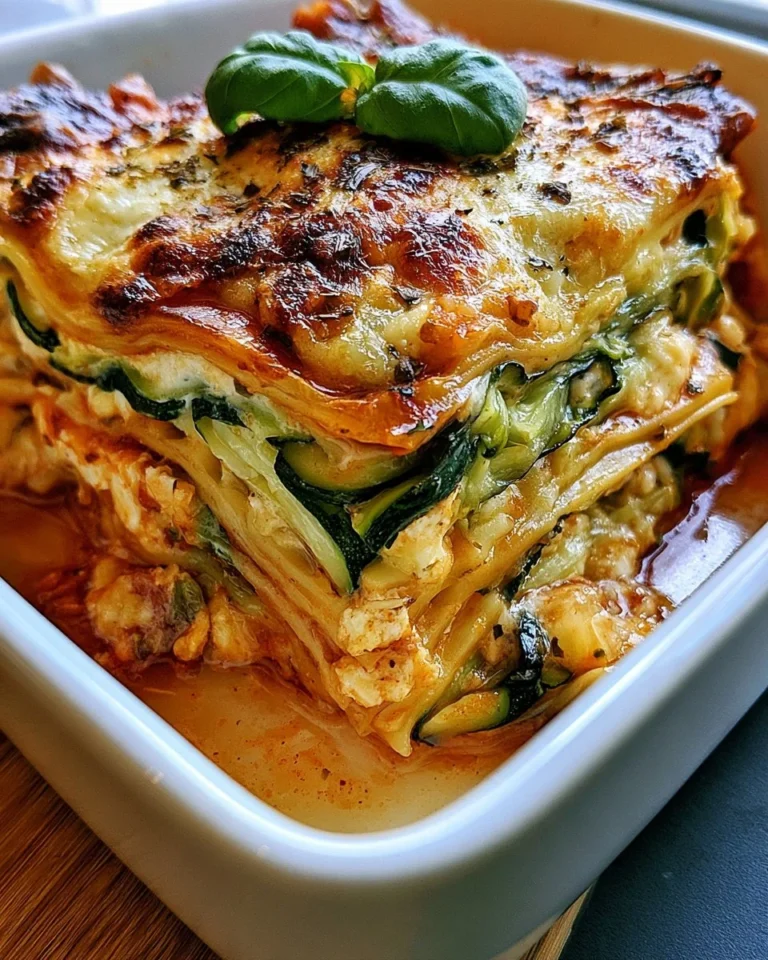 Lasagnes aux courgettes et feta, recette facile et savoureuse