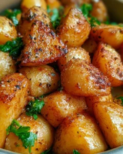 Pommes de terre au parmesan et à l'ail, plat délicieux et facile à préparer