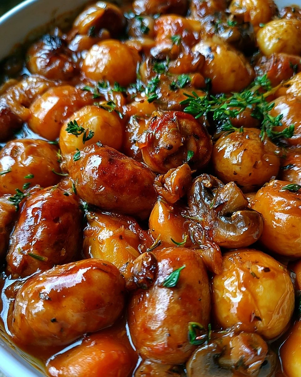 Ragoût de Saucisses au Four